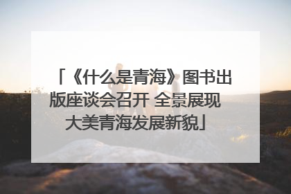《什么是青海》图书出版座谈会召开 全景展现大美青海发展新貌