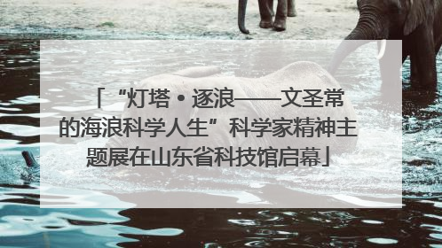 “灯塔 • 逐浪——文圣常的海浪科学人生”科学家精神主题展在山东省科技馆启幕