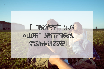 “畅游齐鲁 乐Go山东”旅行商踩线活动走进泰安