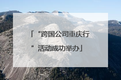 “跨国公司重庆行”活动成功举办