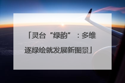 灵台“绿韵”：多维逐绿绘就发展新图景