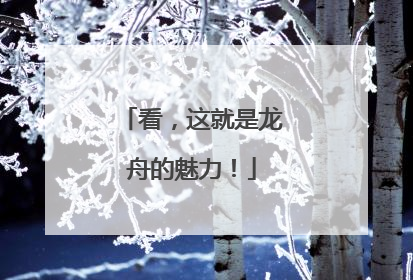 看，这就是龙舟的魅力！