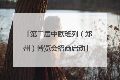 第二届中欧班列（郑州）博览会招商启动