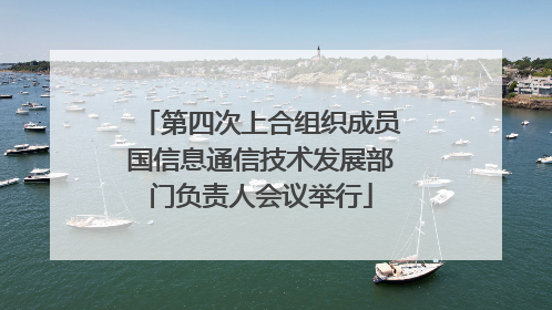 第四次上合组织成员国信息通信技术发展部门负责人会议举行