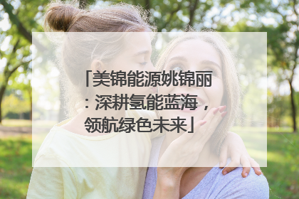 美锦能源姚锦丽：深耕氢能蓝海，领航绿色未来