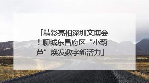 精彩亮相深圳文博会！聊城东昌府区“小葫芦”焕发数字新活力