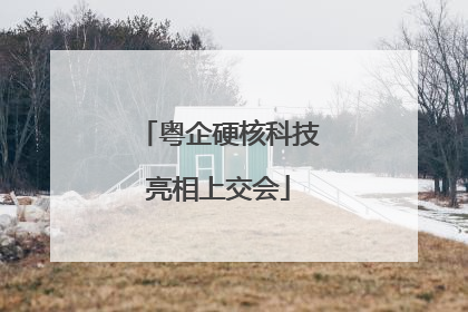 粤企硬核科技亮相上交会