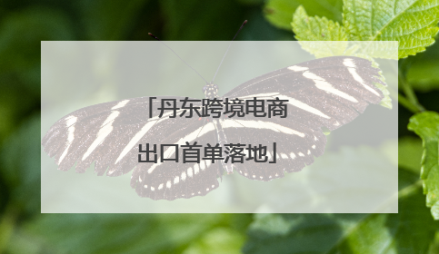 丹东跨境电商出口首单落地
