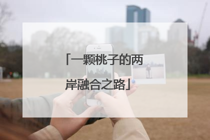 一颗桃子的两岸融合之路