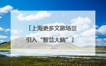 上海更多文旅场景引入“智慧大脑”