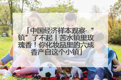 中国经济样本观察·“镇”了不起丨苦水镇里玫瑰香！你化妆品里的六成香产自这个小镇