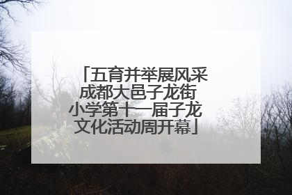 五育并举展风采 成都大邑子龙街小学第十一届子龙文化活动周开幕