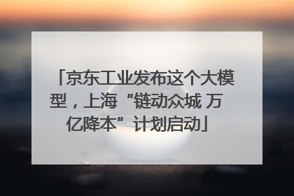 京东工业发布这个大模型，上海“链动众城 万亿降本”计划启动