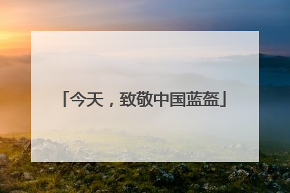 今天，致敬中国蓝盔