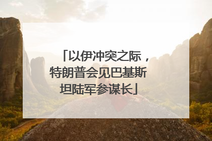 以伊冲突之际，特朗普会见巴基斯坦陆军参谋长