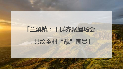 兰溪镇：干群齐聚屋场会，共绘乡村“靓”图景