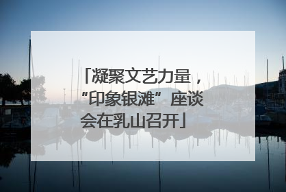 凝聚文艺力量，“印象银滩”座谈会在乳山召开