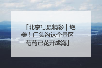 北京号最精彩｜绝美！门头沟这个景区芍药已花开成海