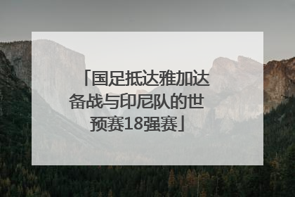 国足抵达雅加达备战与印尼队的世预赛18强赛