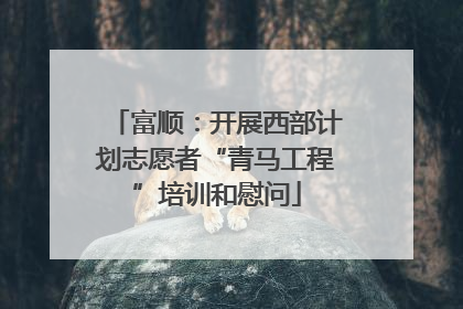 富顺：开展西部计划志愿者“青马工程”培训和慰问