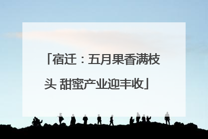 宿迁：五月果香满枝头 甜蜜产业迎丰收