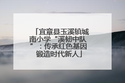 宜章县玉溪镇城南小学“溪韧中队”：传承红色基因 锻造时代新人