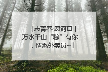 志青春·愿河口｜万水千山“粽”有你，情系外卖员~