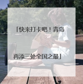 快来打卡吧！青岛再添三处全国之最