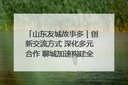 山东友城故事多｜创新交流方式 深化多元合作 聊城加速构建全球友城新格局