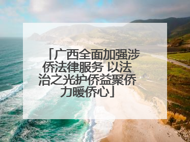 广西全面加强涉侨法律服务 以法治之光护侨益聚侨力暖侨心