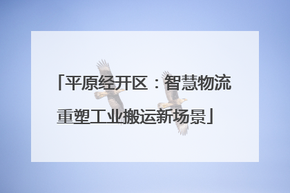 平原经开区：智慧物流重塑工业搬运新场景