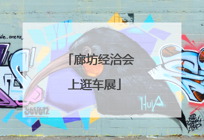 廊坊经洽会上逛车展