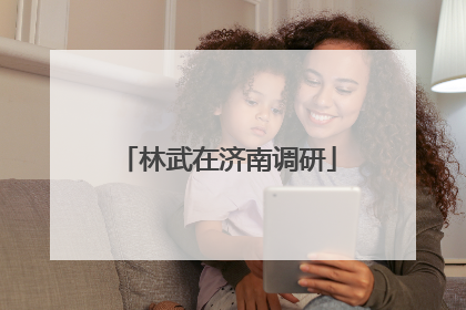 林武在济南调研