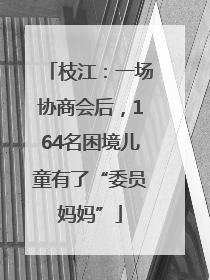 枝江：一场协商会后，164名困境儿童有了“委员妈妈”