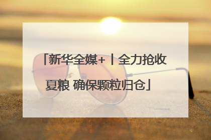 新华全媒+丨全力抢收夏粮 确保颗粒归仓