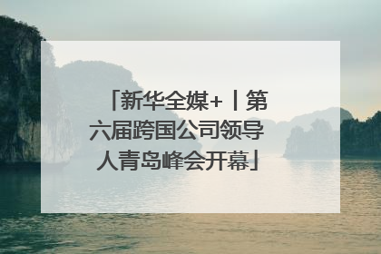 新华全媒+丨第六届跨国公司领导人青岛峰会开幕