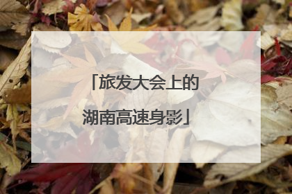 旅发大会上的湖南高速身影