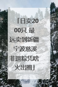 日卖2000只 最远卖到新疆 宁波慈溪非遗粽凭啥火出圈