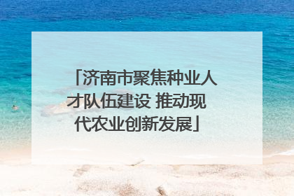 济南市聚焦种业人才队伍建设 推动现代农业创新发展