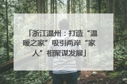 浙江温州：打造“温暖之家”吸引两岸“家人”相聚谋发展