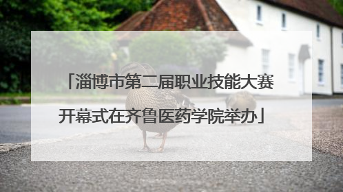 淄博市第二届职业技能大赛开幕式在齐鲁医药学院举办