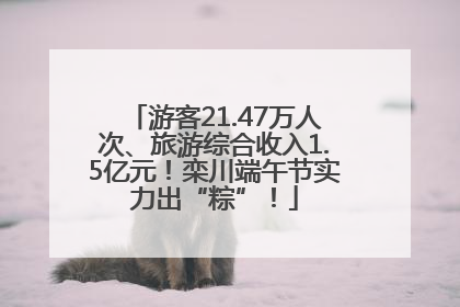 游客21.47万人次、旅游综合收入1.5亿元！栾川端午节实力出“粽”！