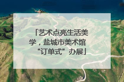 艺术点亮生活美学，盐城市美术馆“订单式”办展