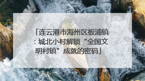连云港市海州区板浦镇：城北小村解锁“全国文明村镇”成就的密码