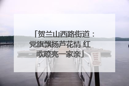 贺兰山西路街道：党旗飘扬芦花情 红歌嘹亮一家亲
