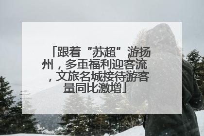 跟着“苏超”游扬州，多重福利迎客流，文旅名城接待游客量同比激增