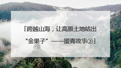 跨越山海，让高原土地结出“金果子”——援青故事②