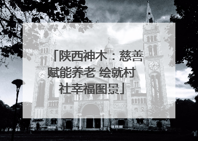 陕西神木：慈善赋能养老 绘就村社幸福图景