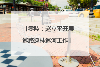 零陵：赵立平开展巡路巡林巡河工作