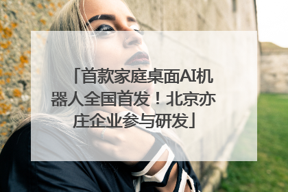 首款家庭桌面AI机器人全国首发！北京亦庄企业参与研发